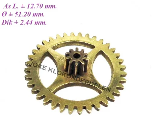 Uurwerk onderdeel Engelse staande klok = 38816