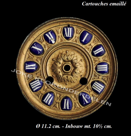 === Wijzerplaat = Franse pendule = oud === 38733