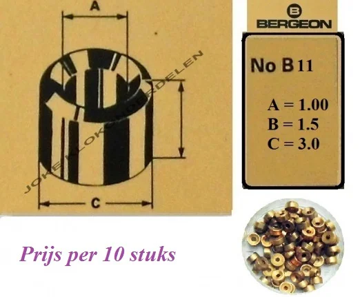 Bergeon bouchons = B 11 = Brons = 31850