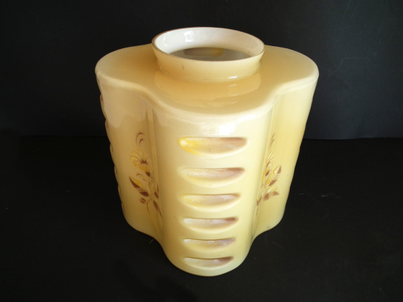 vintage lampenkap lichtgeel