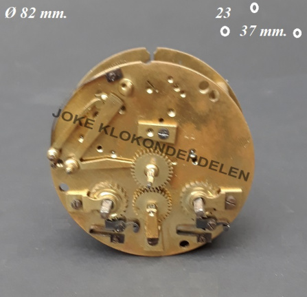 Pendule uurwerk voor onderdelen = Japy - 38896