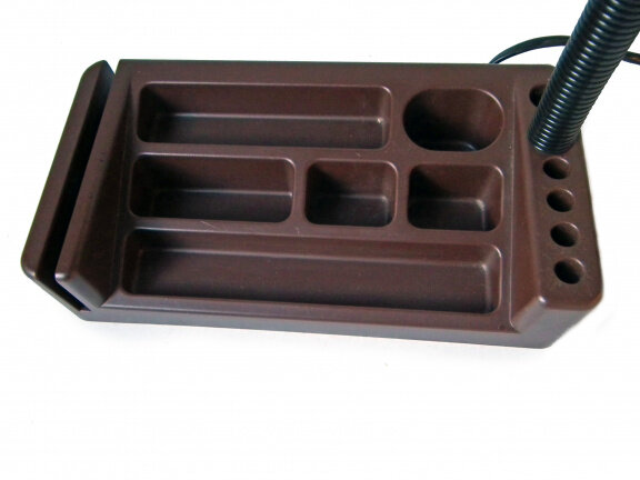 retro pennenbakje met lamp - Afbeelding 6