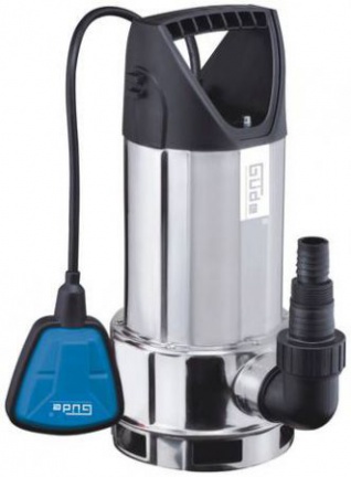 RVS dompelpomp 16000 l/u 1100 W autom. vlotterschakelaar nw.