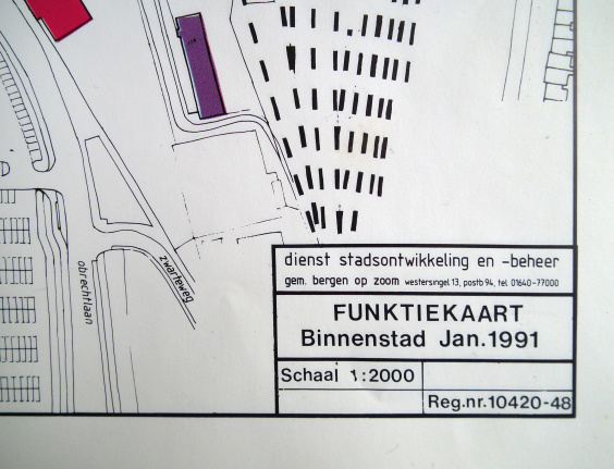 Bergen op Zoom stadsplattegrond - Afbeelding 4