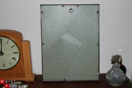 Prachtig oud fotolijstje bol glas mooie hoekjes - Afbeelding 6