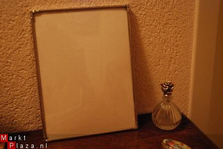 Prachtig oud fotolijstje bol glas mooie hoekjes - Afbeelding 2