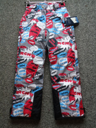 Nieuwe !! Ski broek allover geprint maat 116 - nr. 1