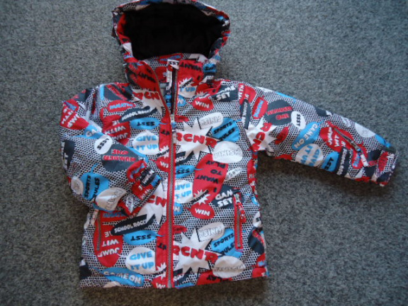 RUCANOR Ski/winterjack allover print maat 116 - nr. 1