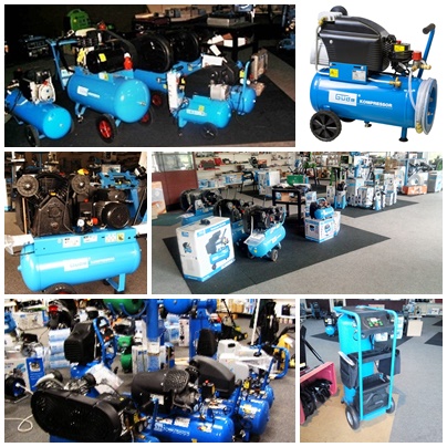 compressor 2,2 PK 2cyl.100l tank, op 230V , lucht 320 l/min bij 10 bar