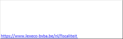 Fiscaliteit Heusden-Zolder - nr. 1