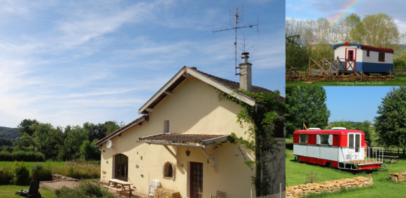 Vakantiehuis Les Chatelets en pipowagens Bourgogne - nr. 1