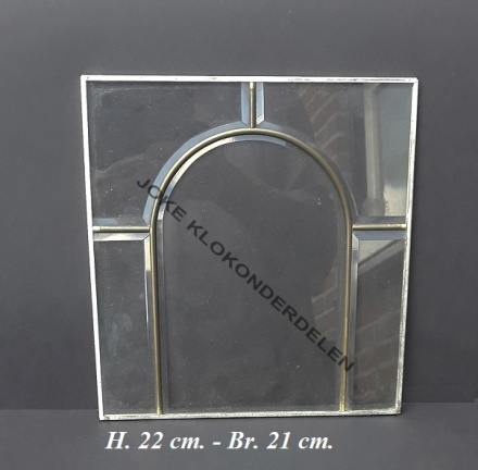 === Geslepen glas in koper = oud === 38210