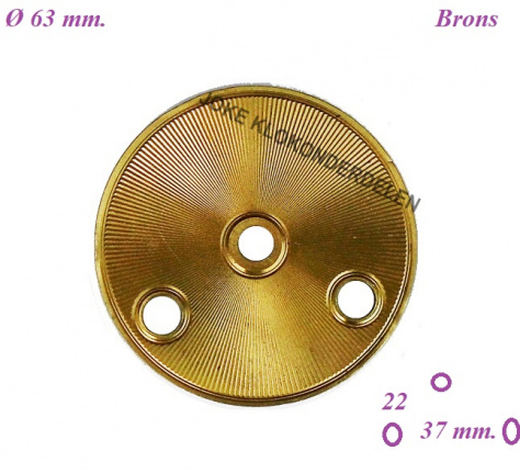 Wijzerplaat = binnenplaatje = Franse pendule =39175