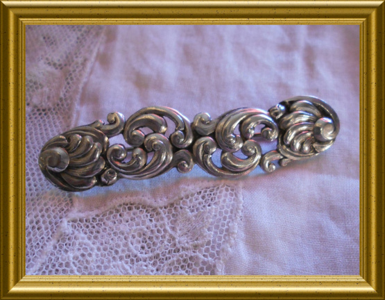 Antieke zilveren broche - Afbeelding 5