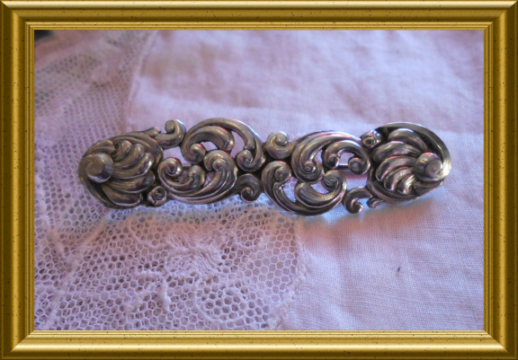 Antieke zilveren broche - Afbeelding 6