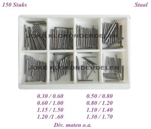 = 150 Konische voorsteek stiften = staal = 41840 - nr. 1