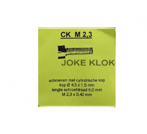 === Schroef messing = 2.3 = nieuw === 39015