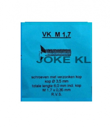 === Schroef staal = 1.7 = nieuw === 39013 - Afbeelding 2