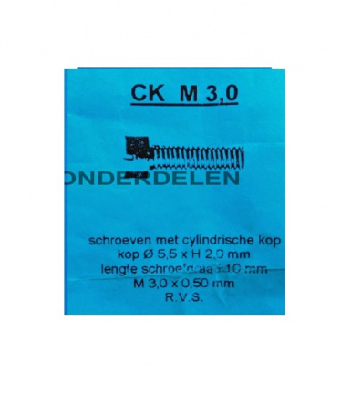 === Schroef staal = 3.0 === 39009