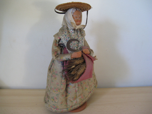 Originele oude Santons de Provence, gesigneerd S. Jouglas - Afbeelding 2