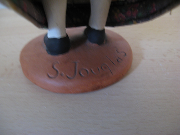 Originele oude Santons de Provence, gesigneerd S. Jouglas - Afbeelding 5
