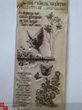 Tim Holtz clear stamp flights of fancy