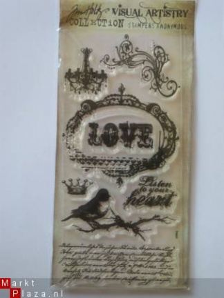 Tim Holtz clear stamp urban grunge