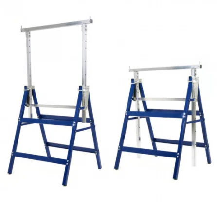 2 verstelbare metalen schagen draaglast 200 kg verstellbar 80 - 130 cm
