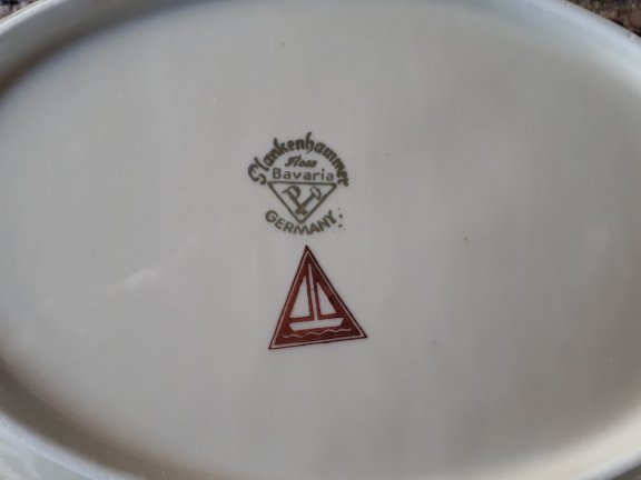 Servies 39-delig ontbijt, koffie, thee & diner Plankenhammer Floss Bavaria creme/goudbies - Afbeelding 5
