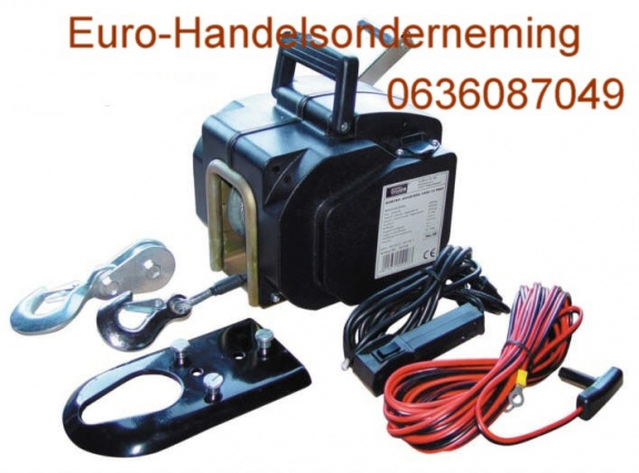Supersterke elec. lier 12 V max. 4300 kg.nieuw!!