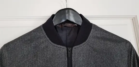 Zara Man grijs zomer jack maat S/170/176 nieuwstaat - Afbeelding 2
