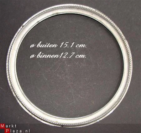 === Tafelklok ring = zink = oud === 1814
