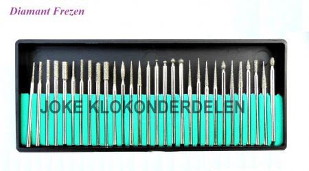 === Diamant frezenset = 30 delig = nieuw === 21053 - Afbeelding 2