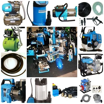 Hydrofoor, tuin, dompel, vuilwater, verswater, benzine-pompen
