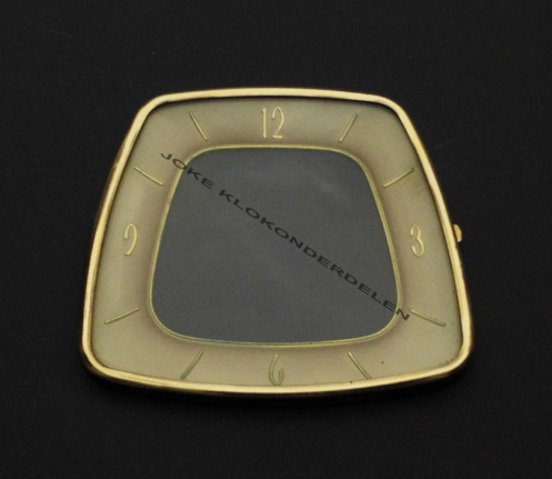 = Pendule deur / wijzerplaat = bol glas = 36065