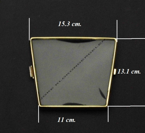 === Pendule deur = bol glas = gebruikt === 35877