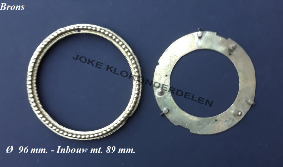 === Klokring = Romantic = brons = oud === 39504
