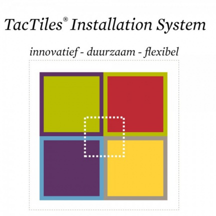 TacTiles installatie tapijttegels systeem eenvoudig - Afbeelding 2