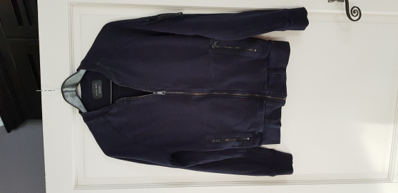 Zara Man donkerblauw vestje maat S oftewel maat 170/176 - nr. 1