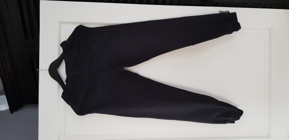 Datch Gym zwarte joggingbroek met neon gele print maat 140/146 - Afbeelding 3
