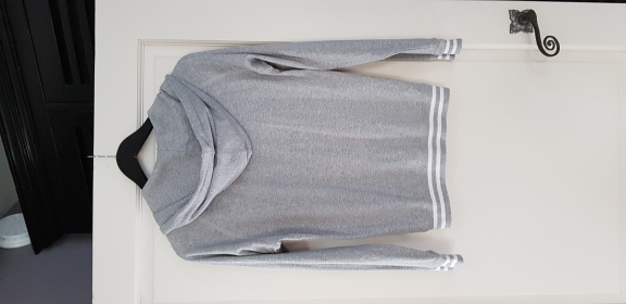 Hound licht grijs vest met capuchon maat L/164 nieuw - Afbeelding 3
