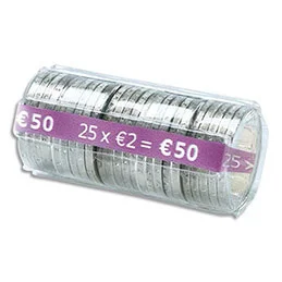 NIEUW ..... Plastic munthulzen, geschikt om munten in op te bergen. - nr. 1