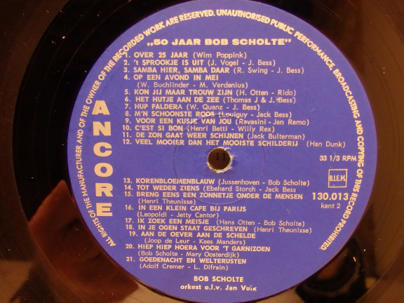 LP - 50 jaar Bob Scholte. - Afbeelding 5