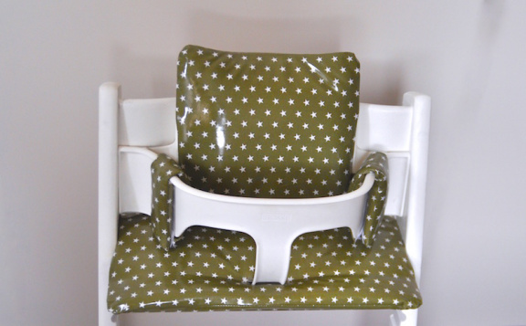 Gecoate stoelverkleiner kussens voor stokke tripp trapp kinderstoel 'Funny animal' - Afbeelding 2