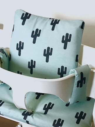 Gecoate stoelverkleiner kussens voor stokke tripp trapp kinderstoel 'Funny animal' - Afbeelding 5