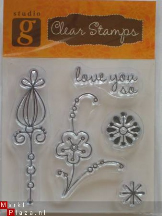 OP=OP studio G clear stempel love you so