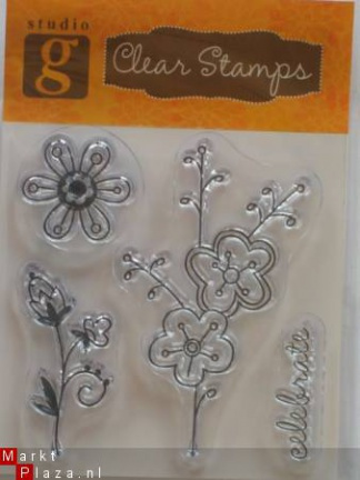 OP=OP studio G clear stempel celebrate