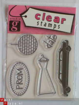 OP=OP studio G clear stempel date