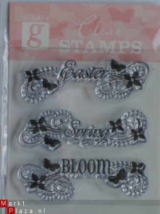 OP=OP studio G clear stempel swirl spring