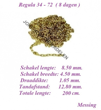 2 Klok kettingen = Regula 34 -72 ( 8 dagen)39648